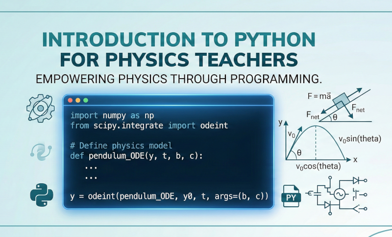 Fizik Öğretmenleri için python ile programlamaya giriş