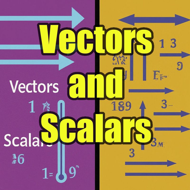 Vectors and scalars